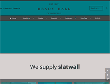Tablet Screenshot of henryhallshopfitting.co.uk